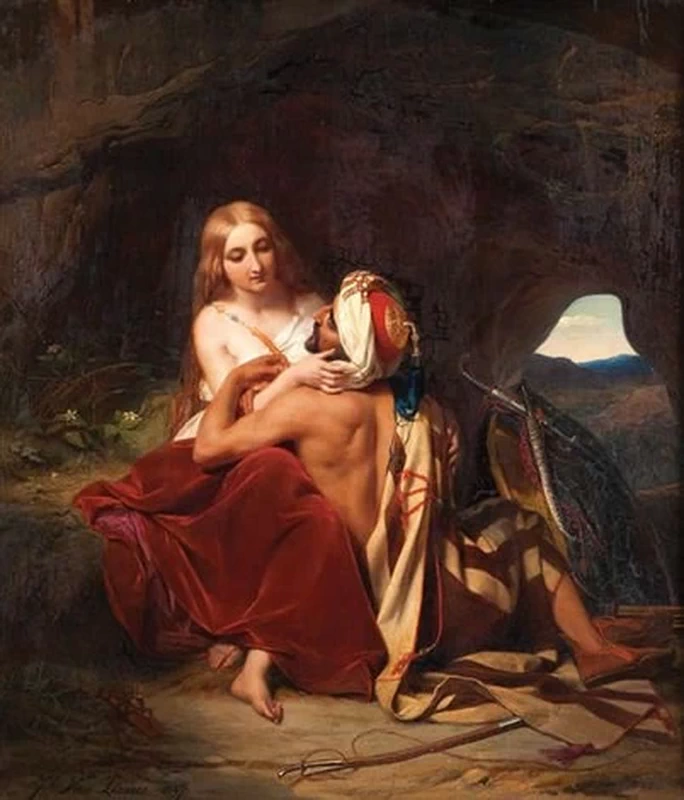 Joseph van Lerius - Scena d'amore orientale
